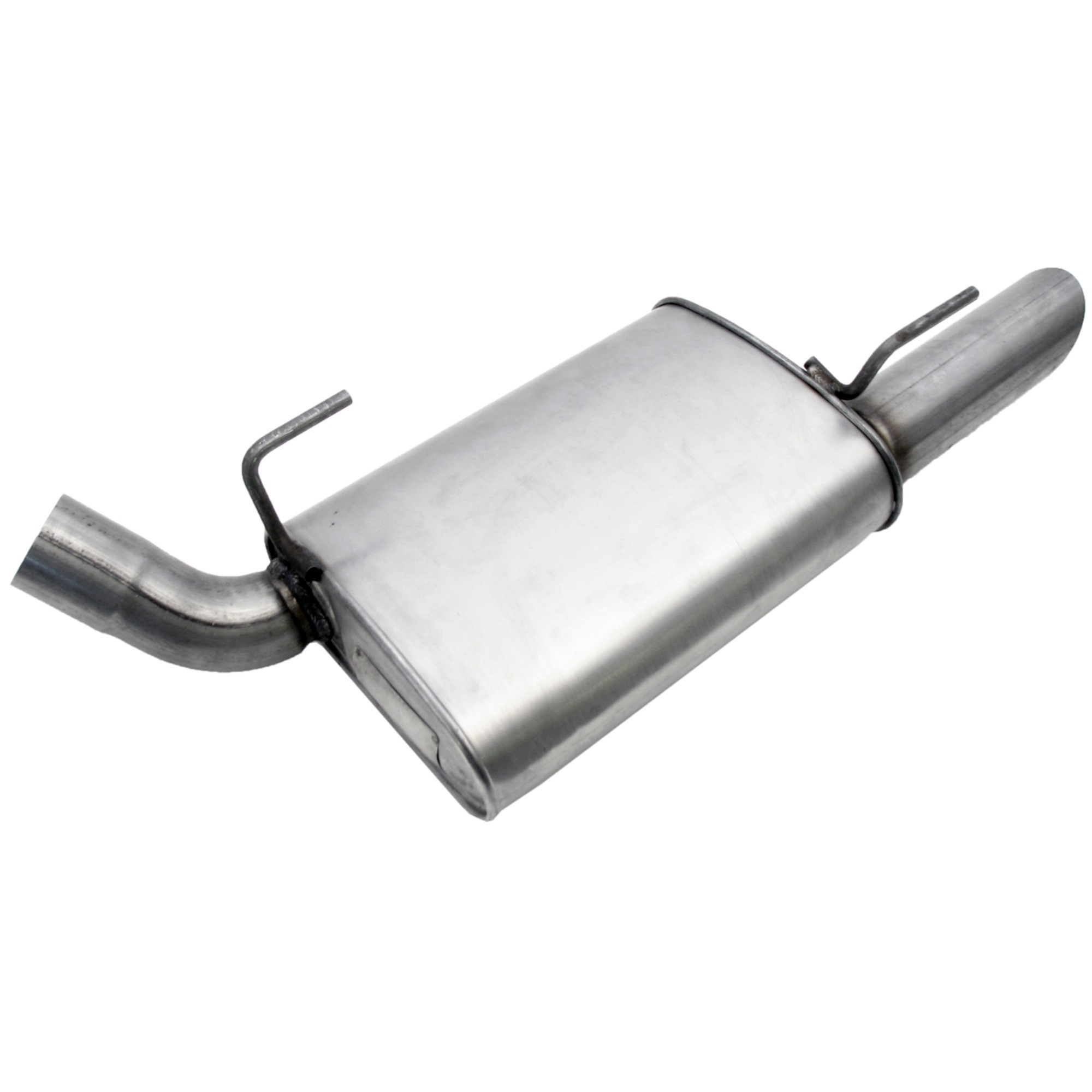 Walker 53740 Quiet-Flow SS Direct Fit Exhaust Muffler Assembly 2.5" Inlet (ID) 3" Outlet (OD)