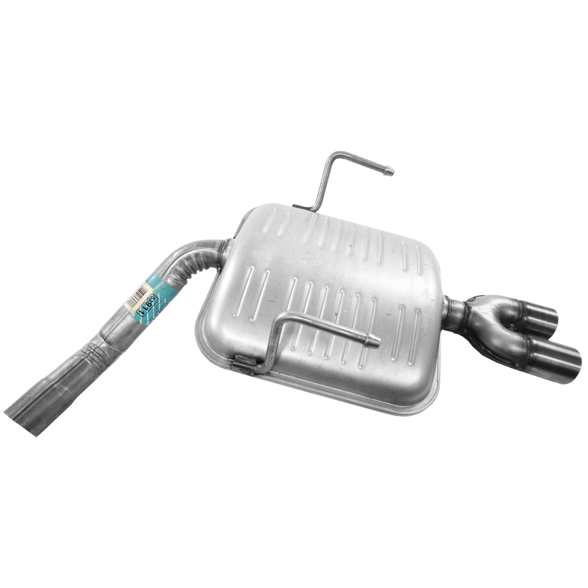 Walker 53911 Direct Fit Exhaust Resonator and Pipe Assembly 2" Inlet (ID) 2.25" Outlet (OD)