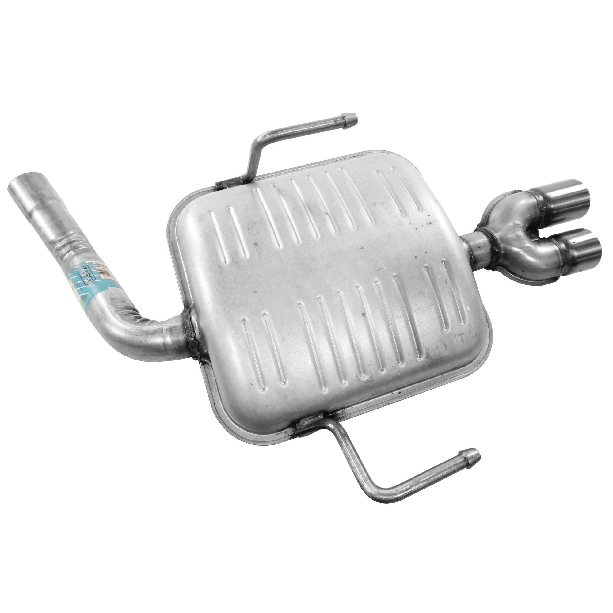 Walker 53912 Direct Fit Exhaust Resonator and Pipe Assembly 2" Inlet (ID) 2.25" Outlet (OD)