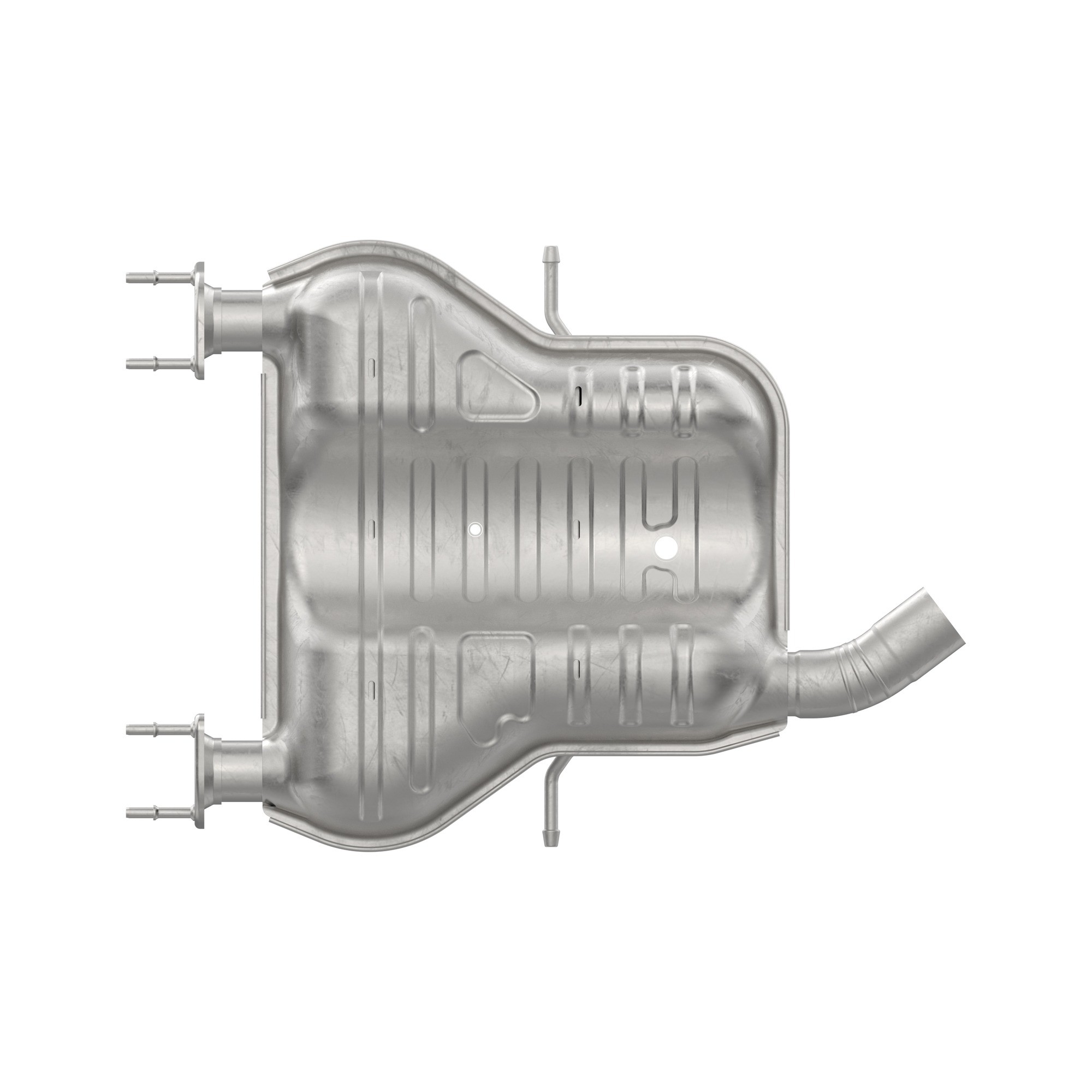 Walker 53977 Quiet-Flow SS Direct Fit Exhaust Muffler Assembly 2.5" Outlet (ID)