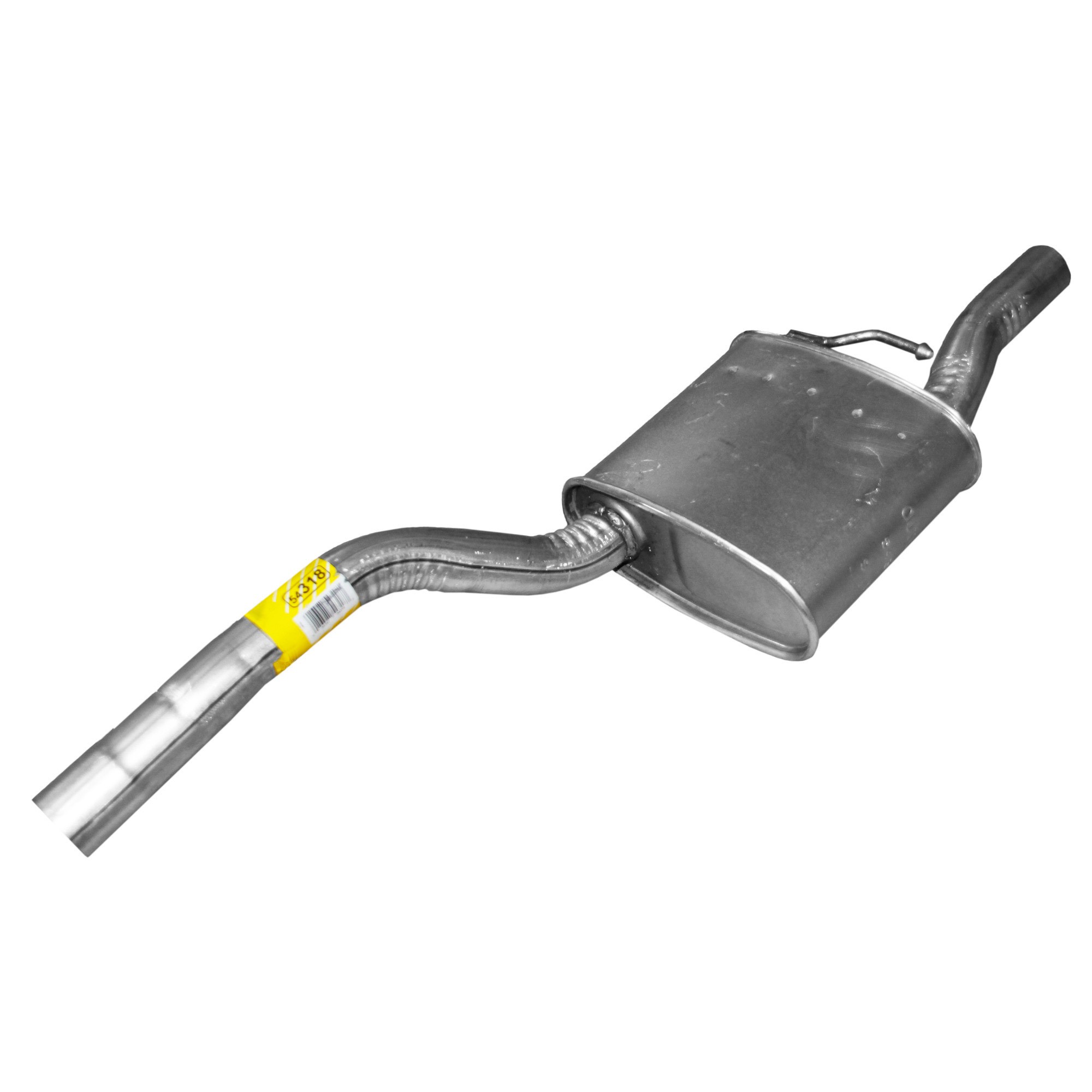 Walker 54318 Quiet-Flow SS Direct Fit Exhaust Muffler Assembly 2" Inlet (ID) 2" Outlet (OD)