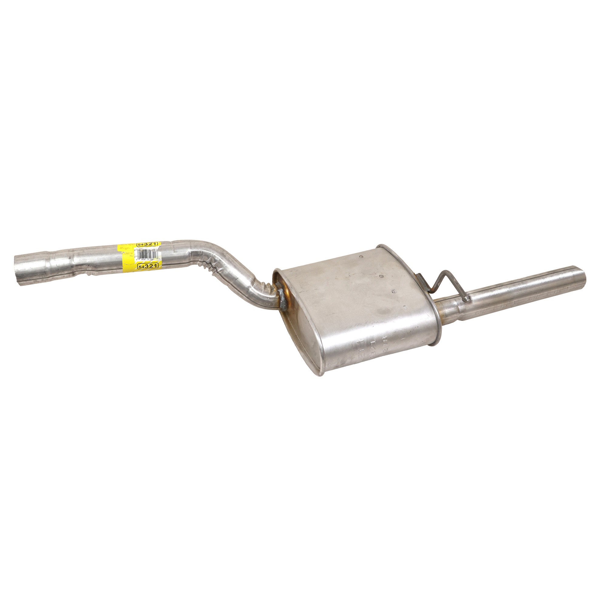 Walker 54321 Quiet-Flow SS Direct Fit Exhaust Muffler Assembly 2" Inlet (ID) 2" Outlet (OD)