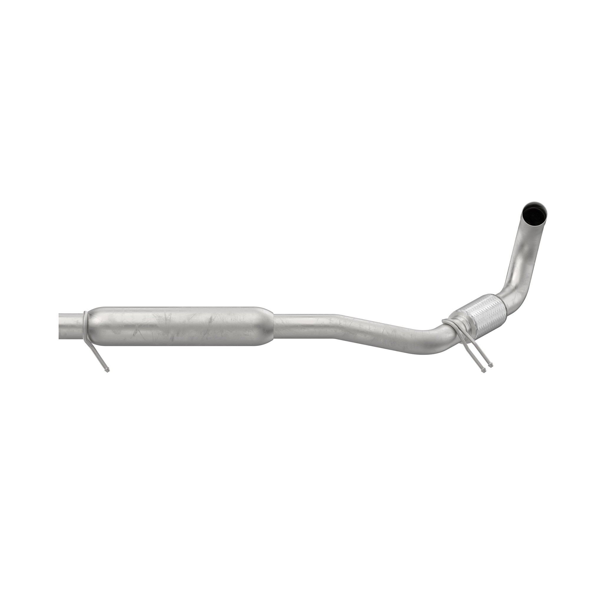 Walker 54902 Direct Fit Exhaust Resonator and Pipe Assembly 2.5" Inlet (ID) 2.5" Outlet (ID)