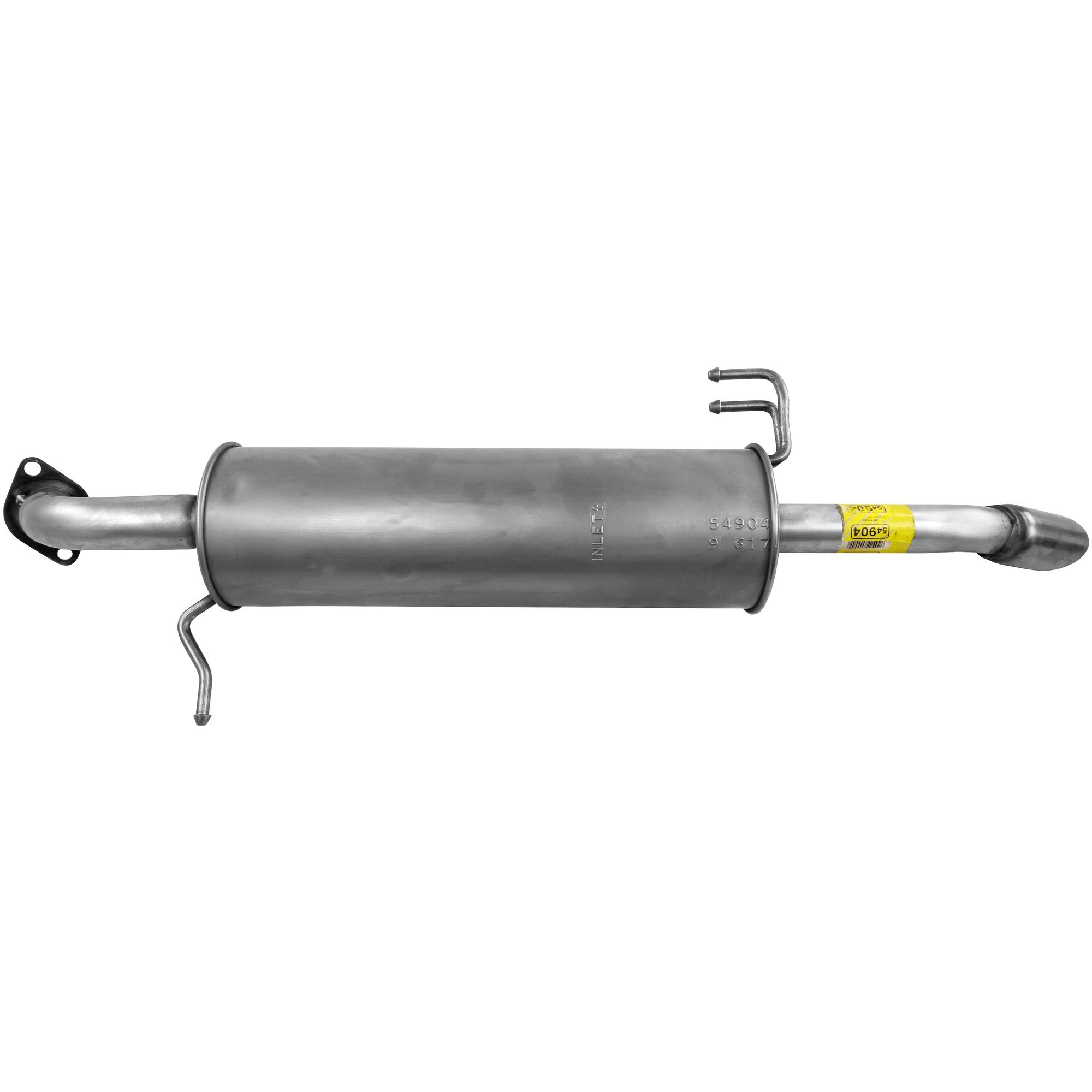 Walker 54904 Quiet-Flow SS Direct Fit Exhaust Muffler Assembly 2" Inlet (OD) 2.5" Outlet (OD)