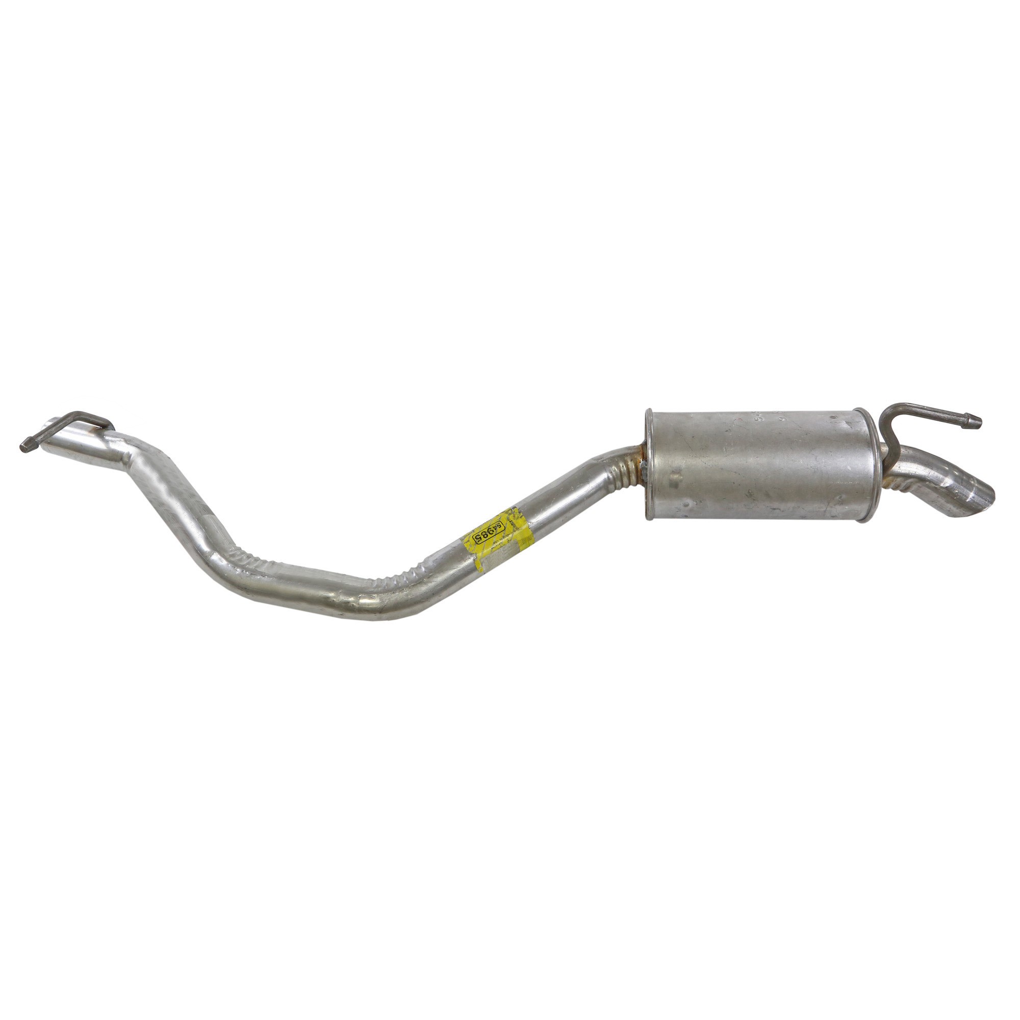 Walker 54985 Direct Fit Exhaust Resonator and Pipe Assembly 2" Inlet (OD) 2.25" Outlet (OD)