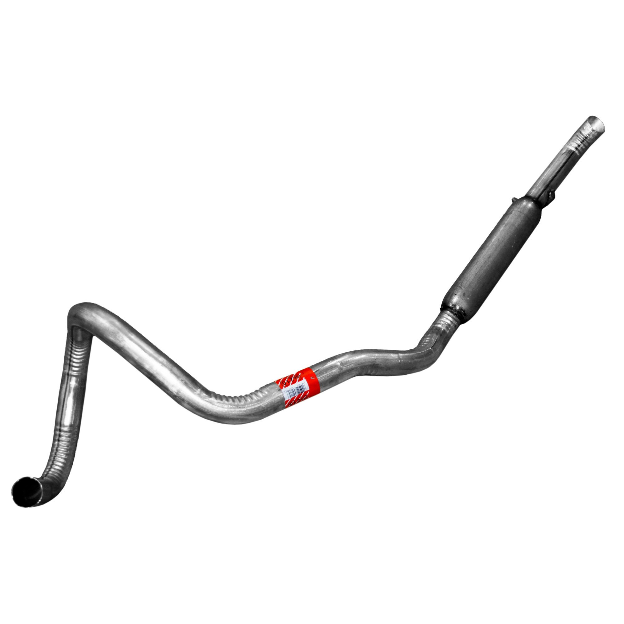 Walker 55215 Direct Fit Exhaust Resonator and Pipe Assembly 2" Inlet (ID) 2" Outlet (OD)