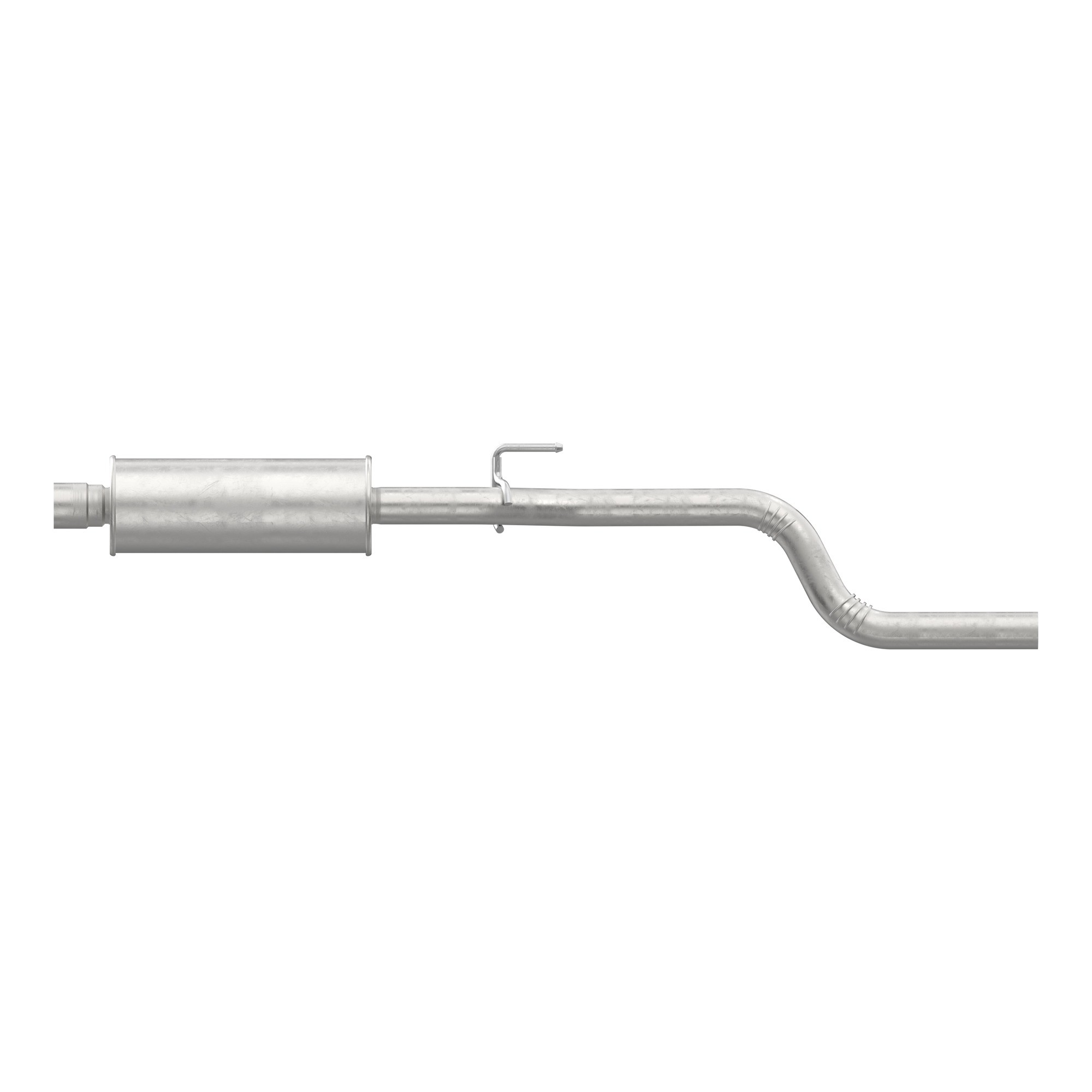 Walker 55747 Direct Fit Exhaust Resonator and Pipe Assembly 2.360" Inlet (ID) 2" Outlet (OD)