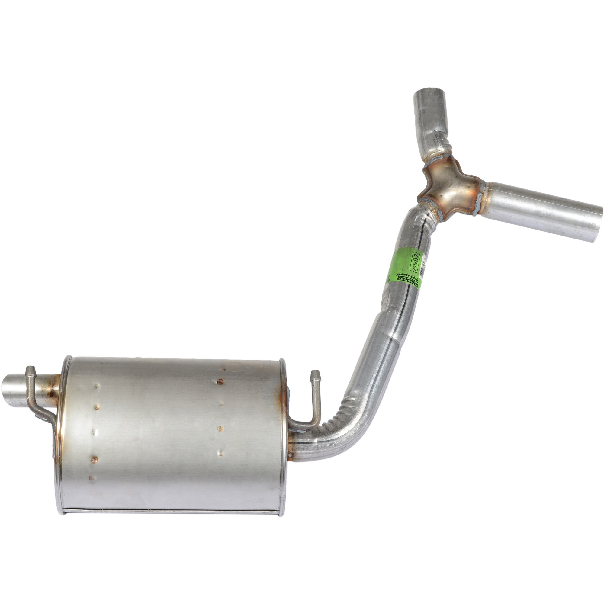 Walker 70007 Quiet-Flow SS Direct Fit Exhaust Muffler Assembly 2.5" Inlet (OD) 2" Outlet (OD)