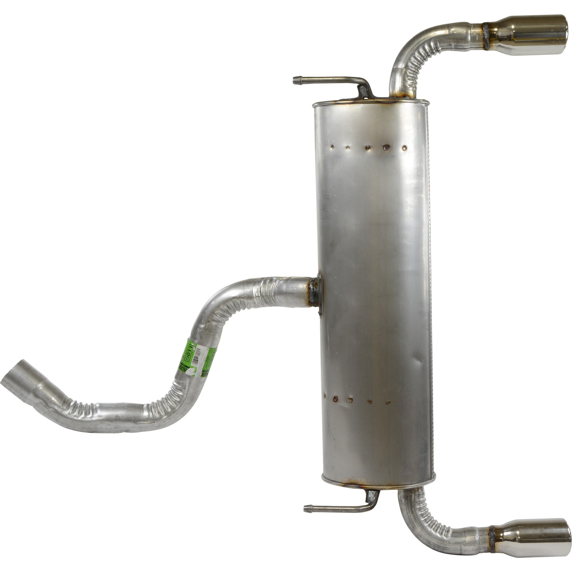 Walker 70011 Quiet-Flow SS Direct Fit Exhaust Muffler Assembly 2.5" Inlet (ID) 3" Outlet (OD)