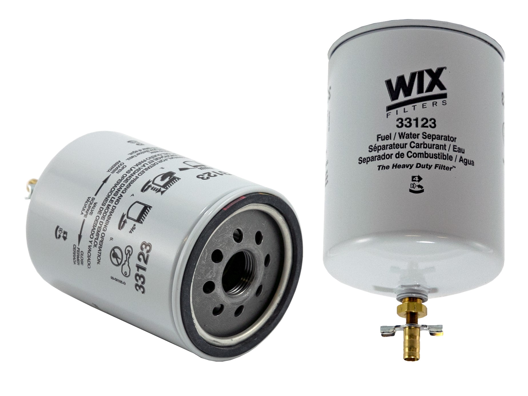 WIX 33123 Spin-On Fuel/Water Separator Filter
