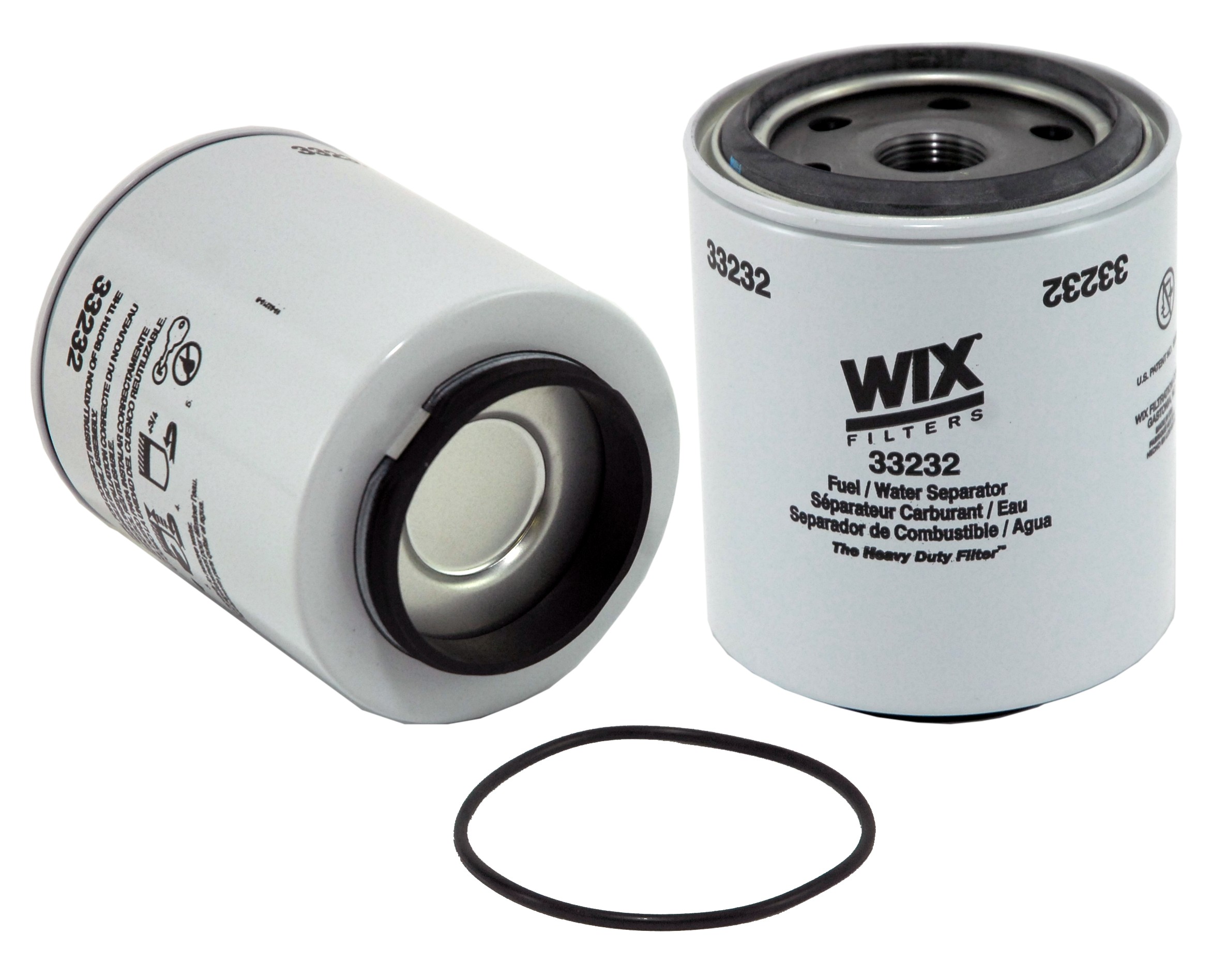 WIX 33232 Spin On Fuel Water Separator w/ Open End Bottom