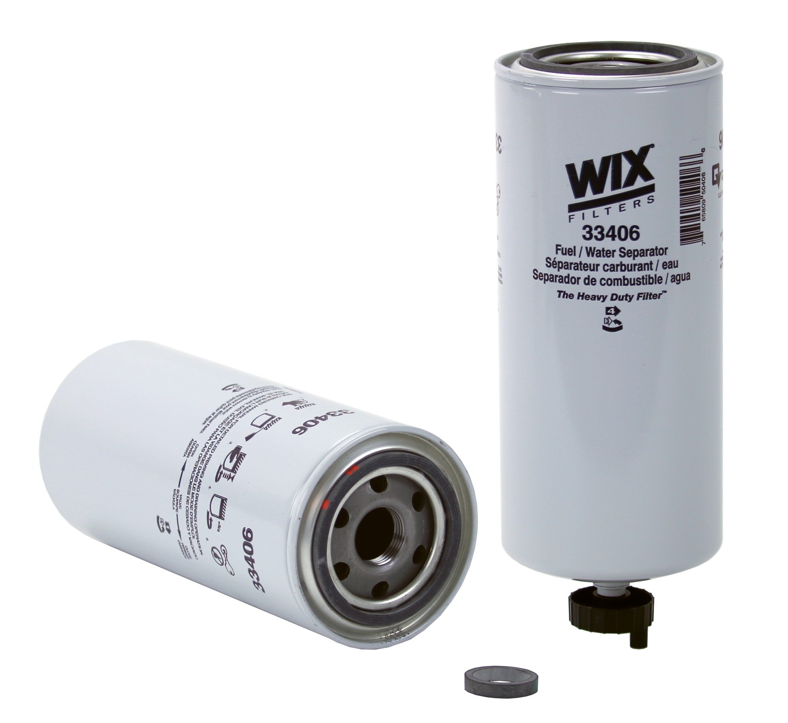 WIX 33406 Spin-On Fuel/Water Separator Filter