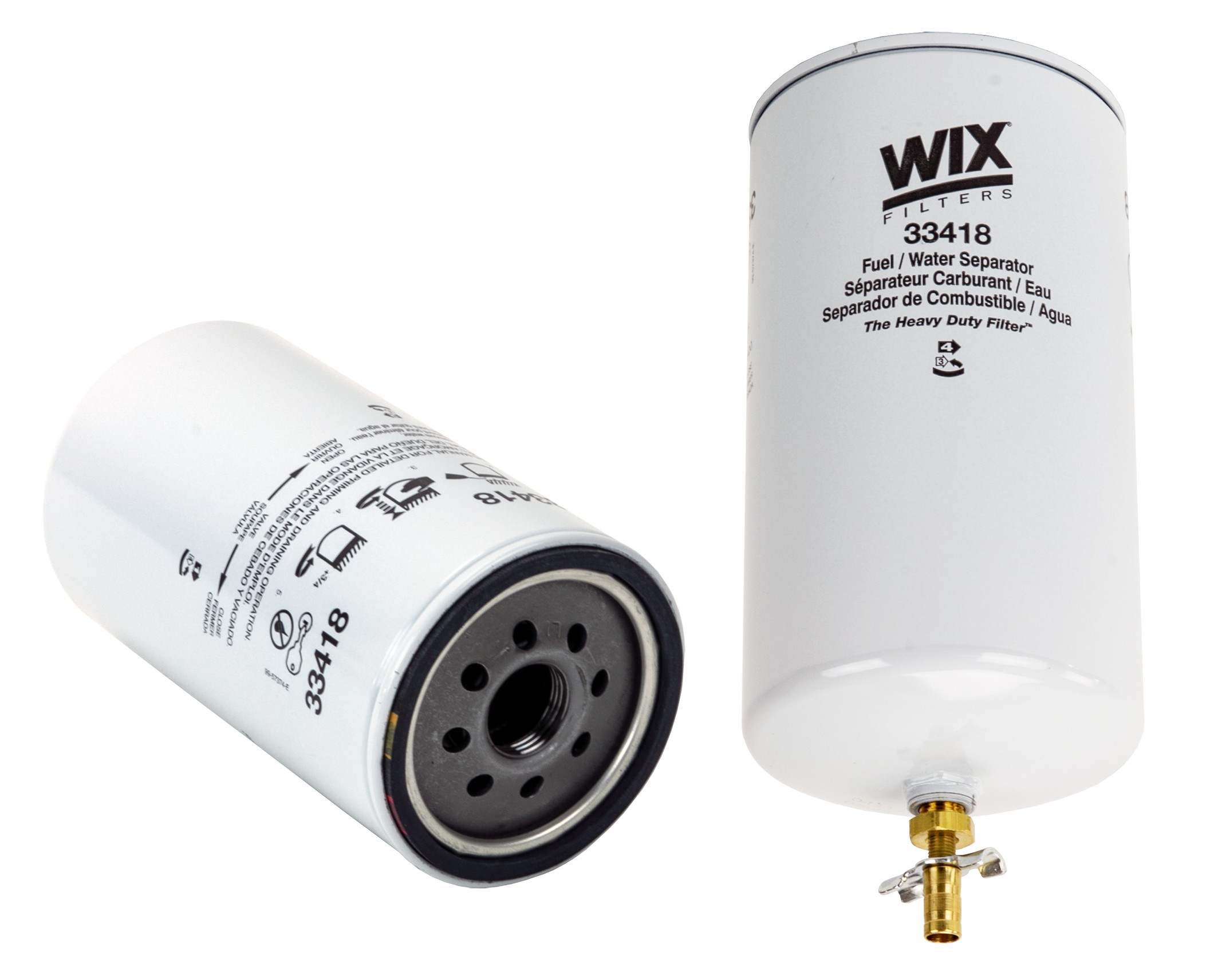 WIX 33418 Spin-On Fuel/Water Separator Filter