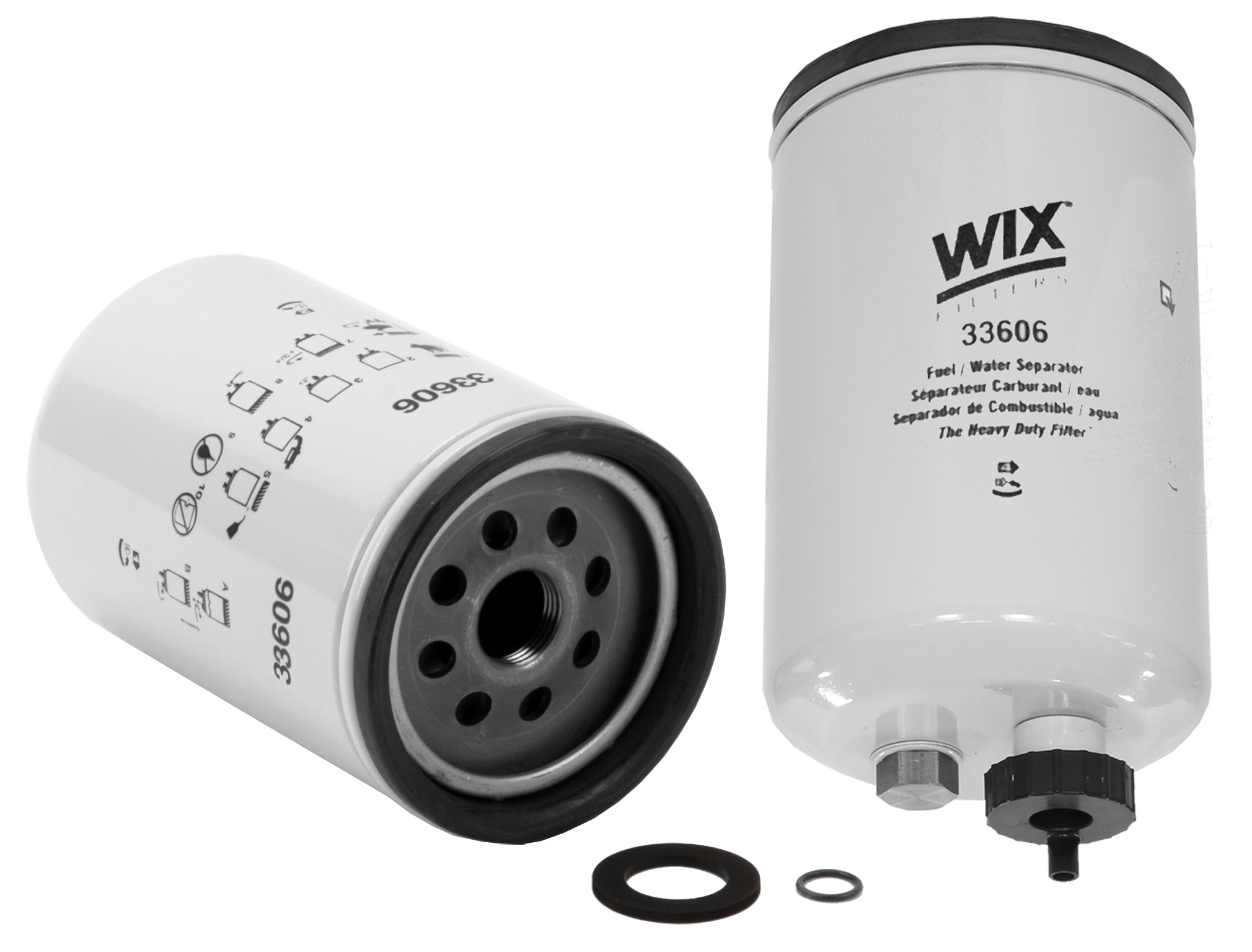 WIX 33606 Spin-On Fuel/Water Separator Filter