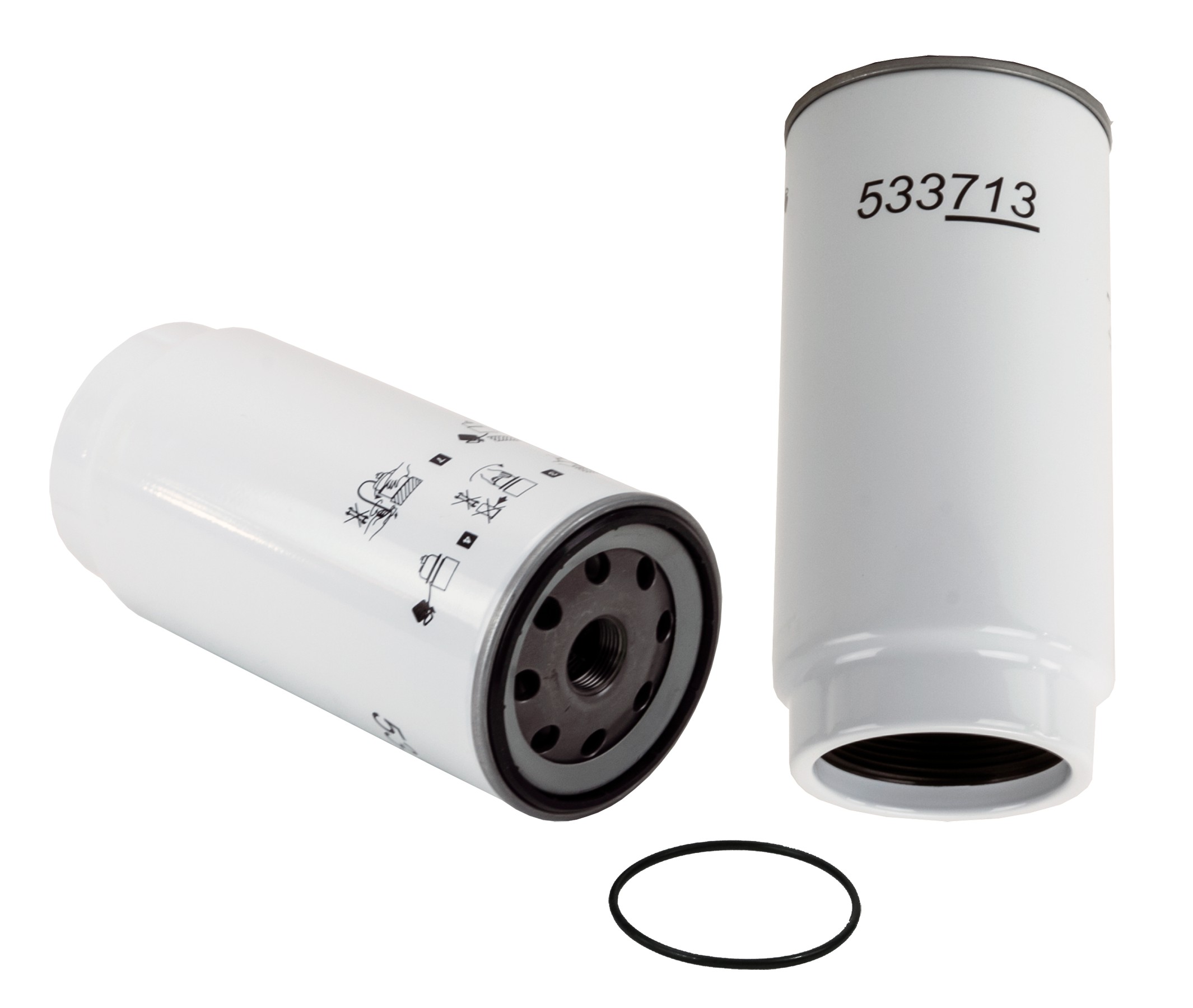 WIX 33713 Spin On Fuel Water Separator w/ Open End Bottom