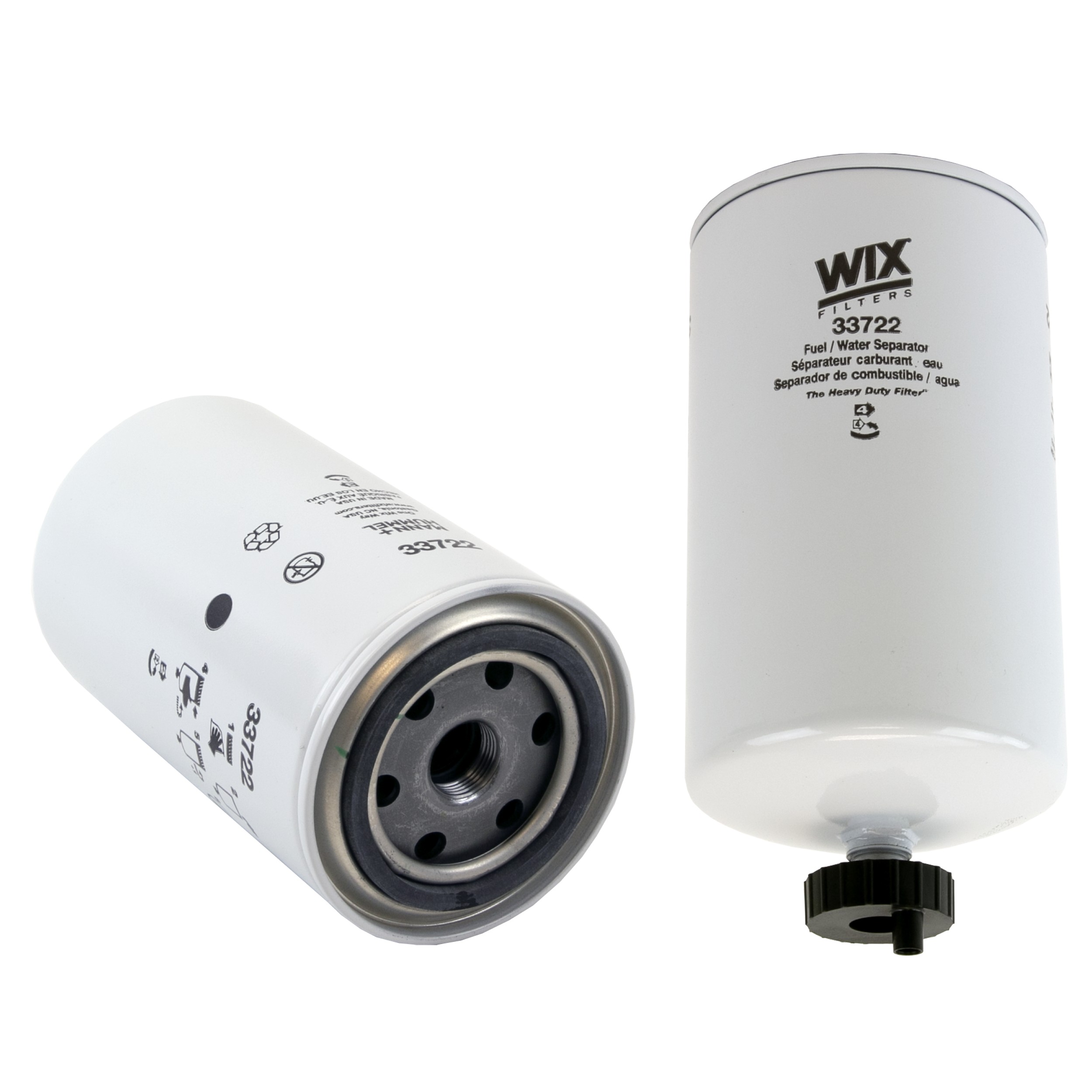 WIX 33722 Spin-On Fuel/Water Separator Filter