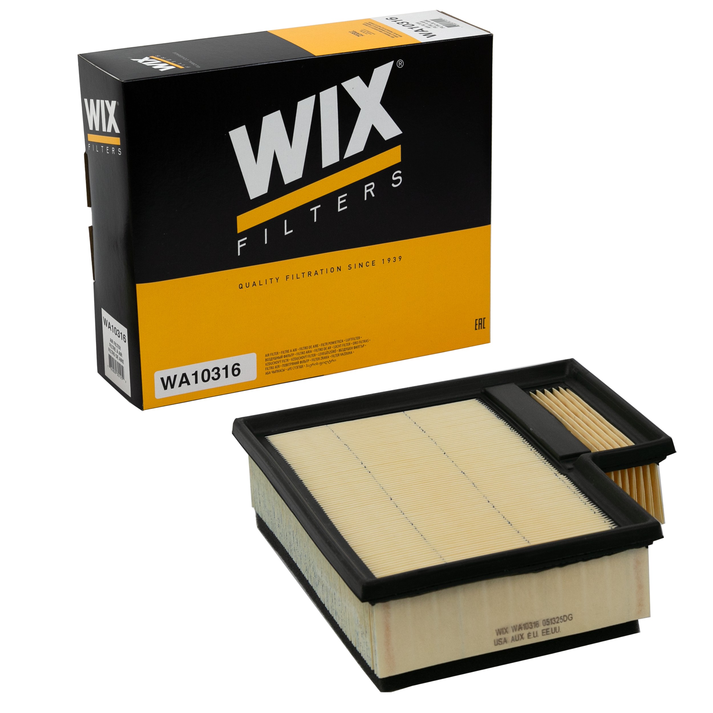 WIX WA10316 Air Filter Panel