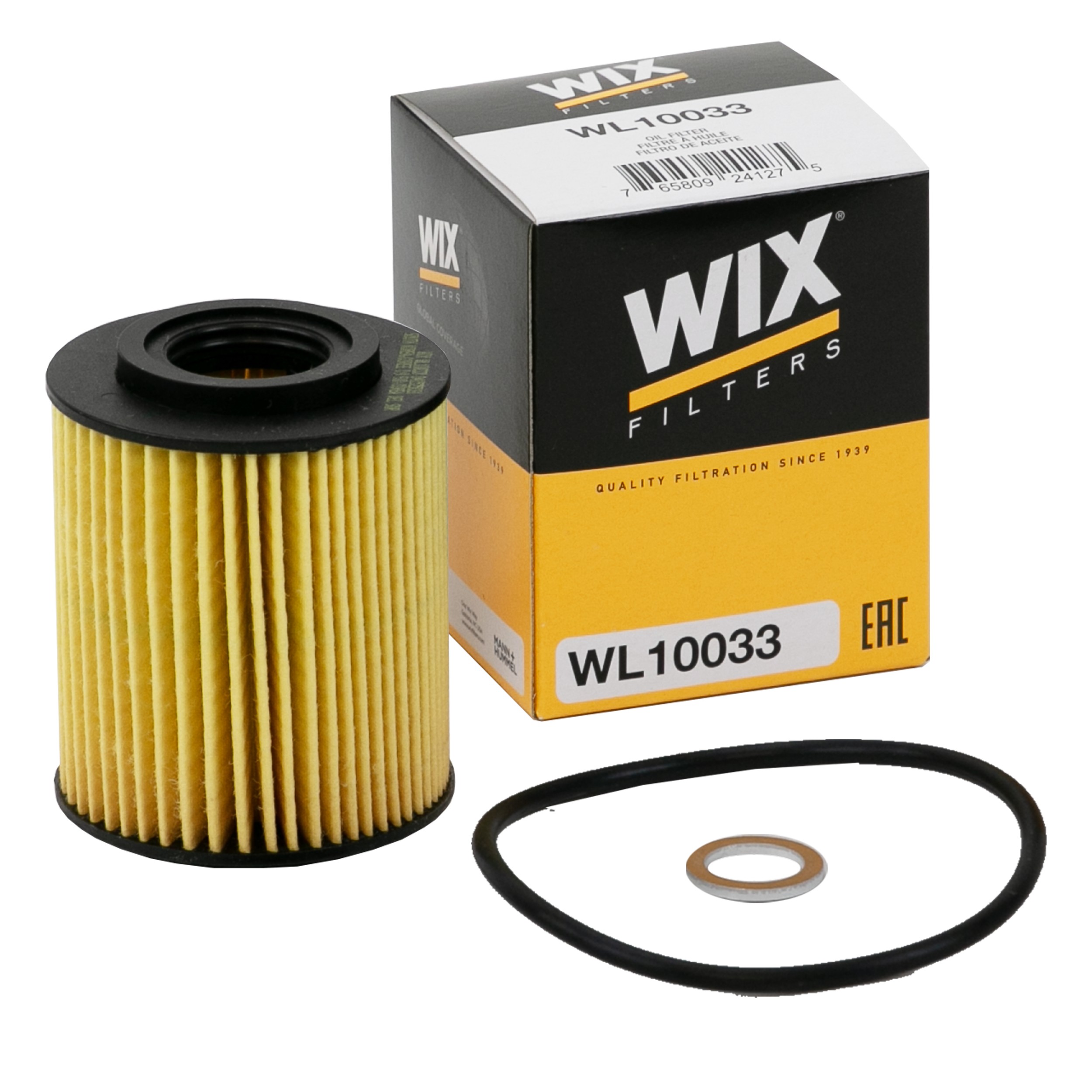 WIX WL10033 Cartridge Lube Metal Free Filter